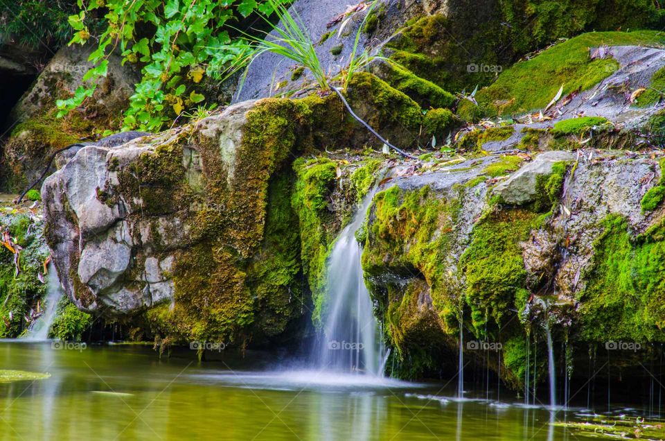 waterfall with long exposure