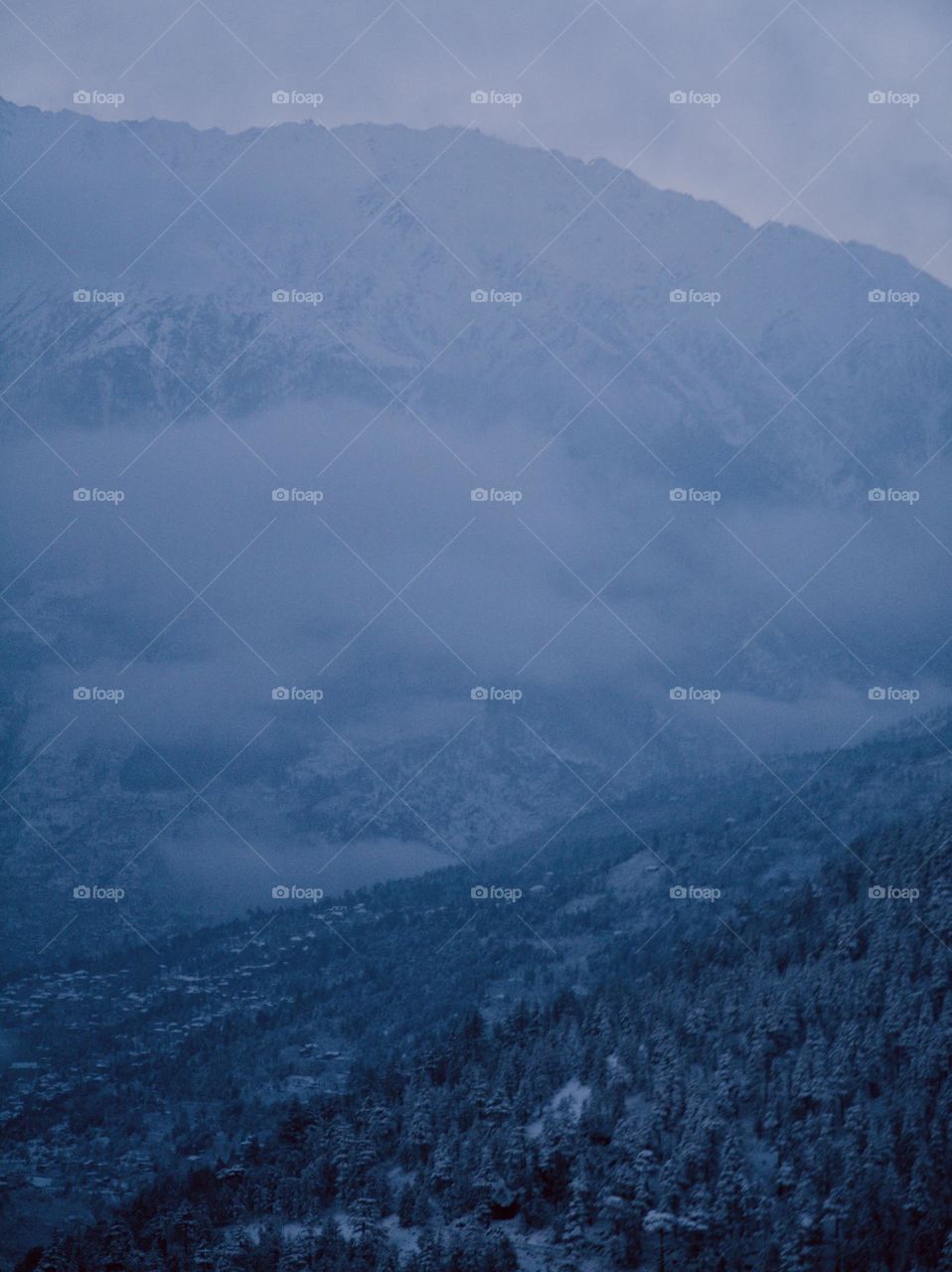 morning after snowfall