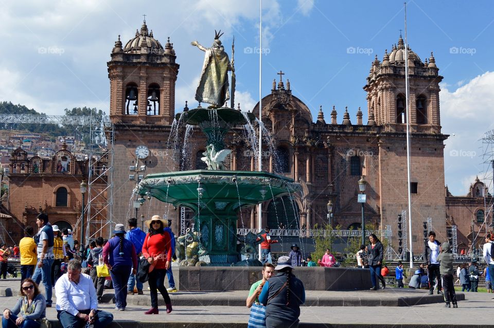 El Centro de Cusco - La Plaza de Armas