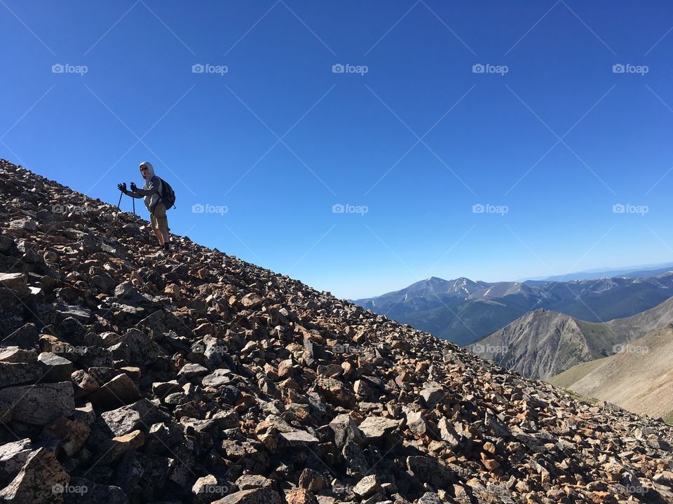 Mountain hiker