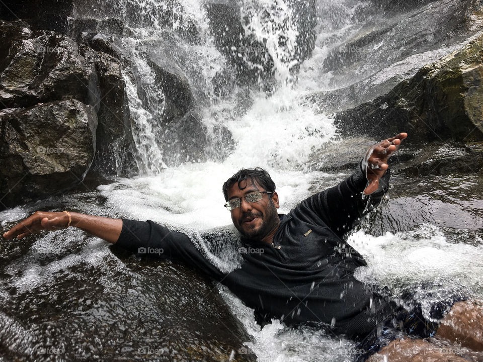 Black in the water Falls