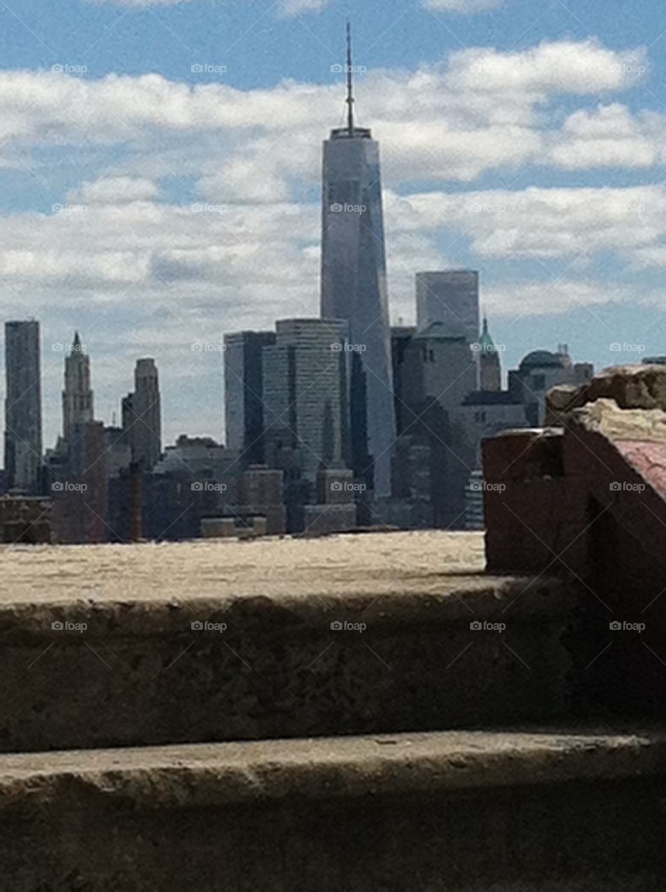 New World Trade Center plus brick steps 