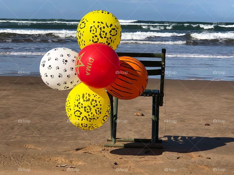 beautiful and multicolor balloons