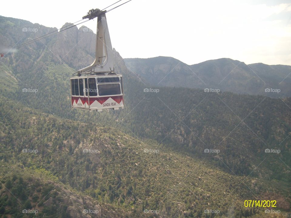 Sandia Peak tram 