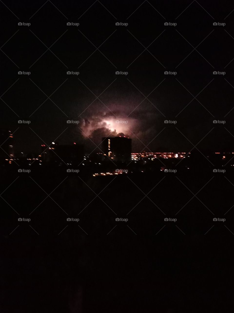 lightning in the dark