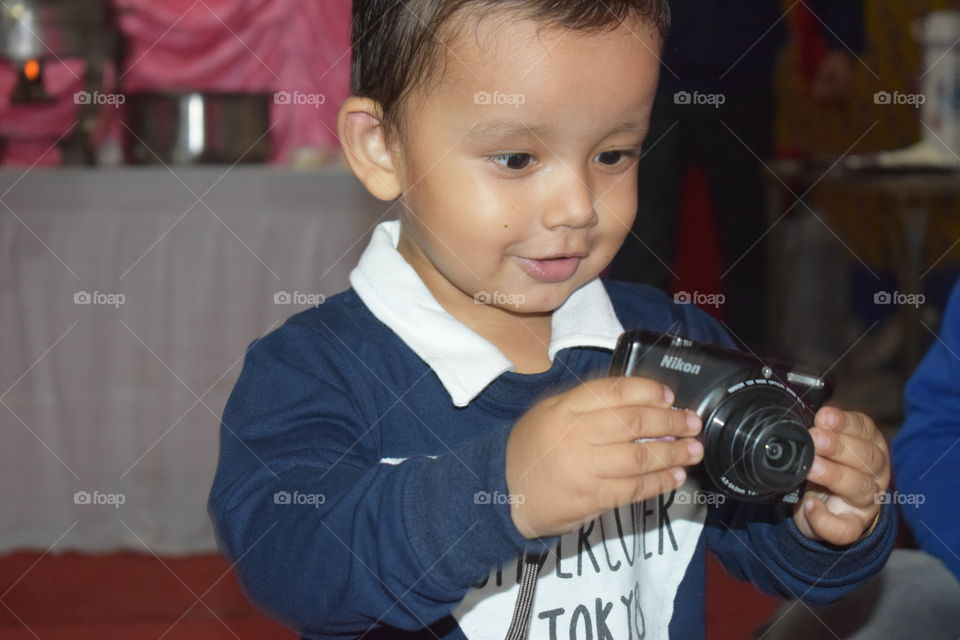 Cute photographer