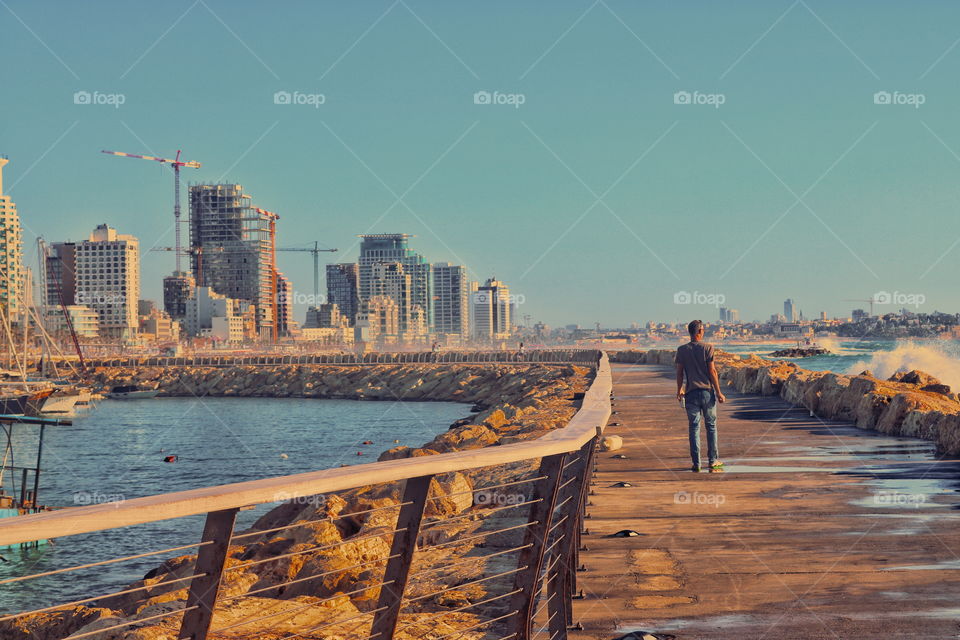 Tel Aviv city life