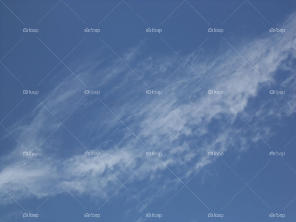Strata Cloud Across Blue Sky