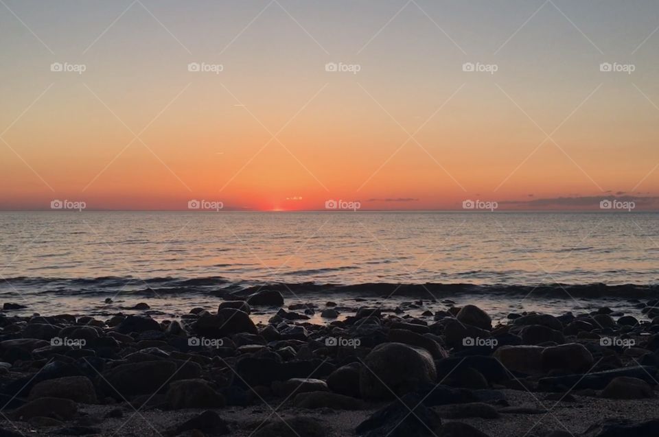 Sunset over Cape Cod 