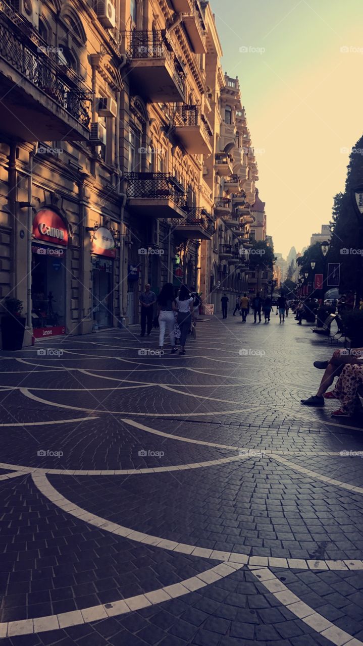 Vacation in Baku, Azerbaijan - Downtown