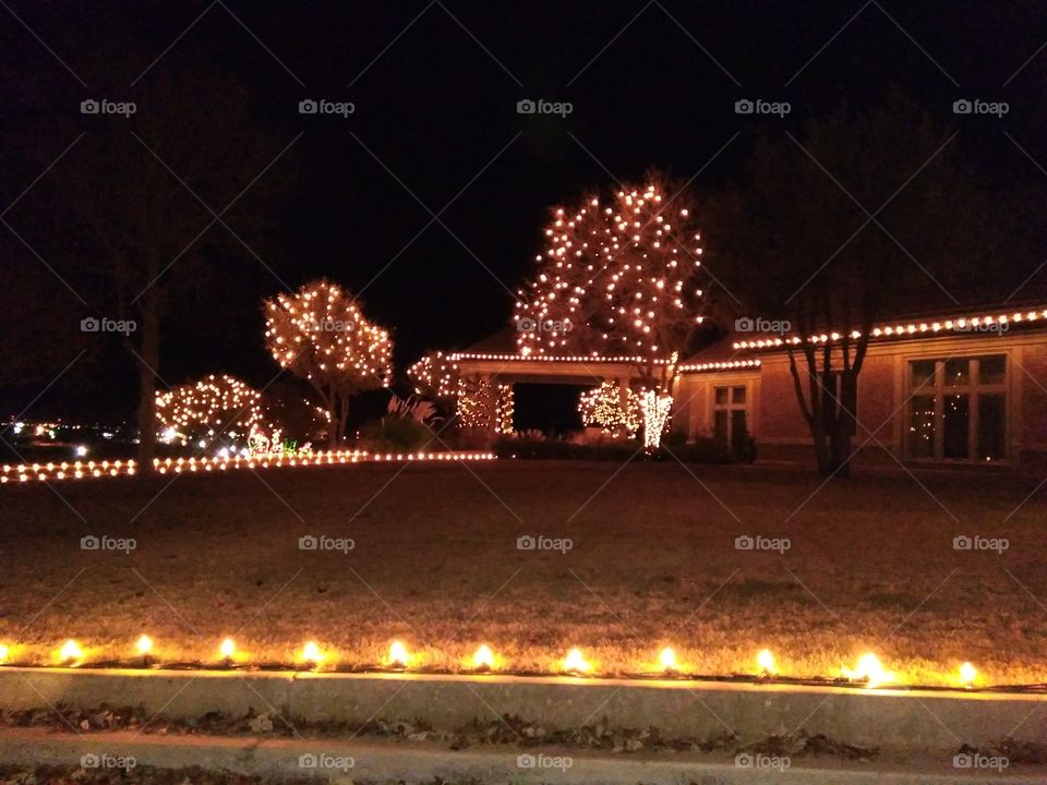 Christmas Lights,Snyder,Texas