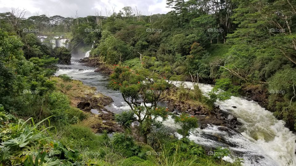 Hawaiian Landscape  Boiling pots