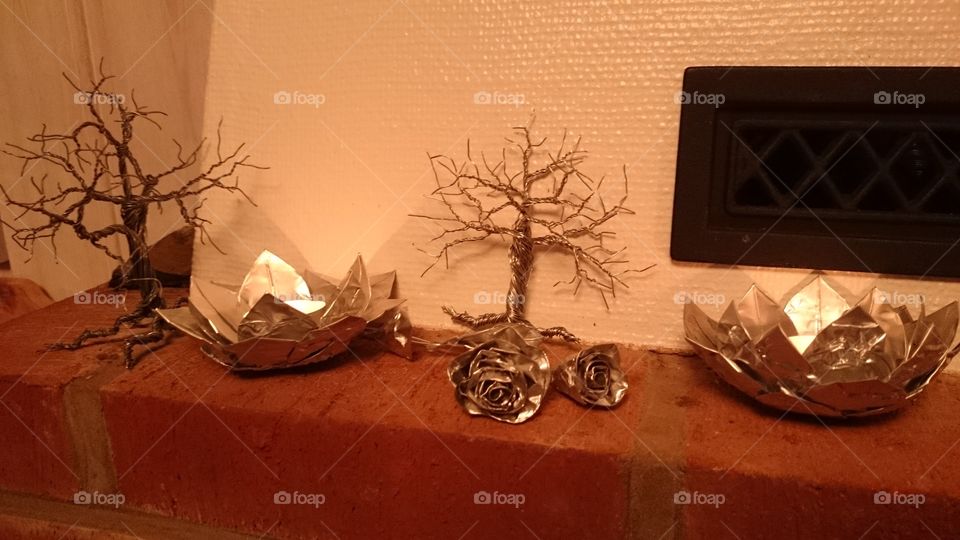 tree made of wire