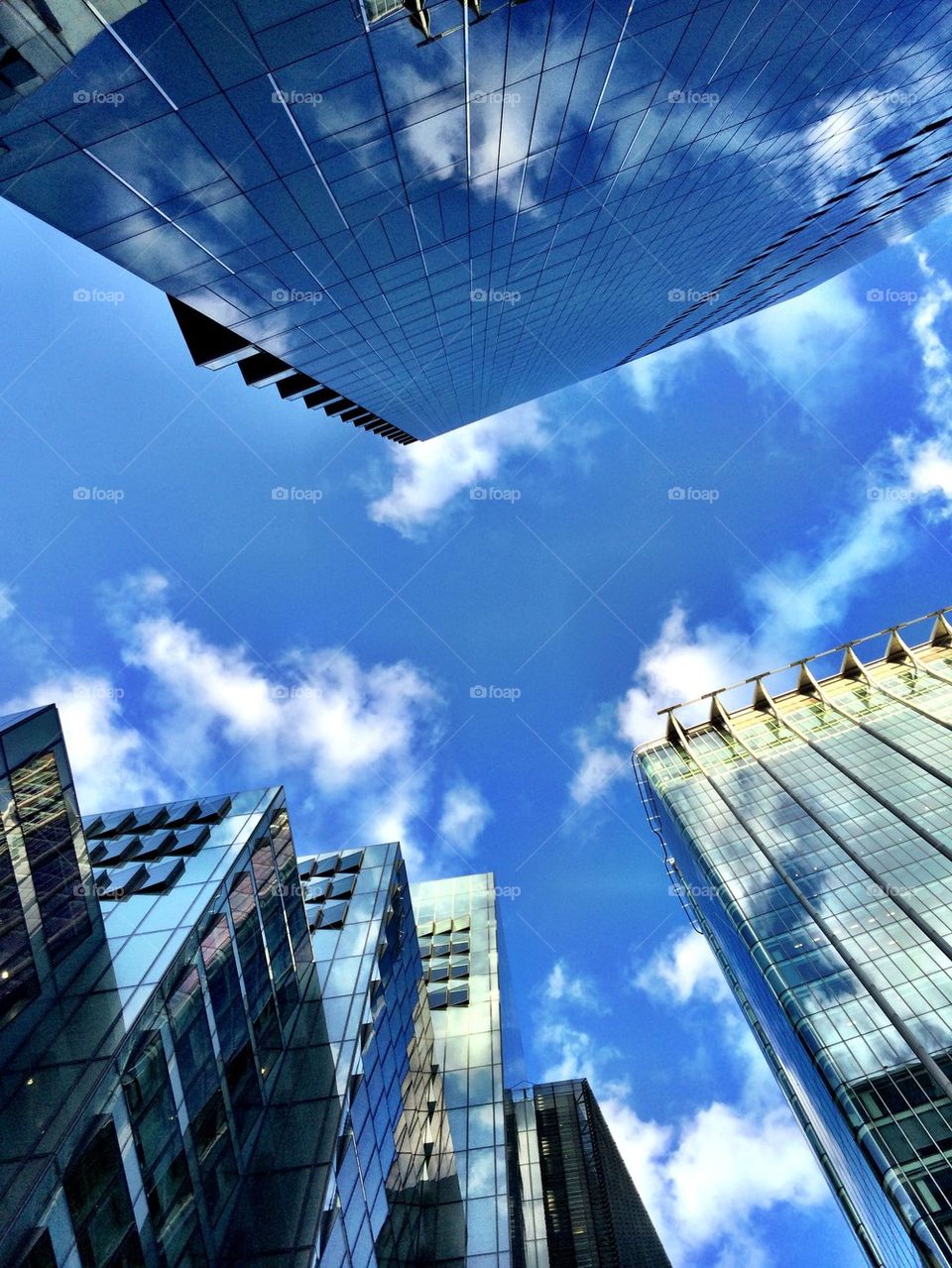 low angle view of buildings