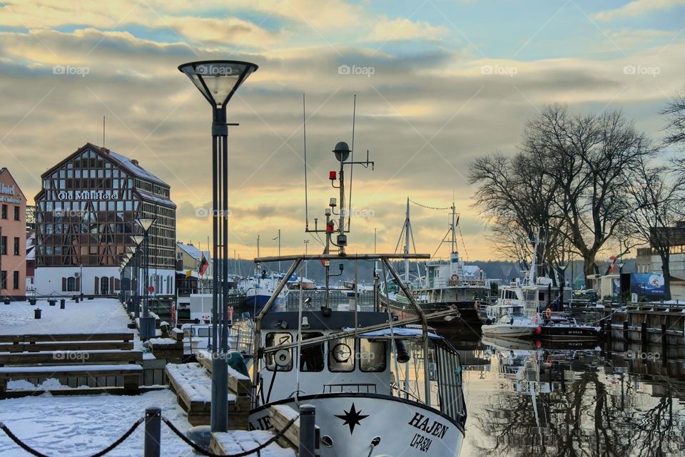 winter pier