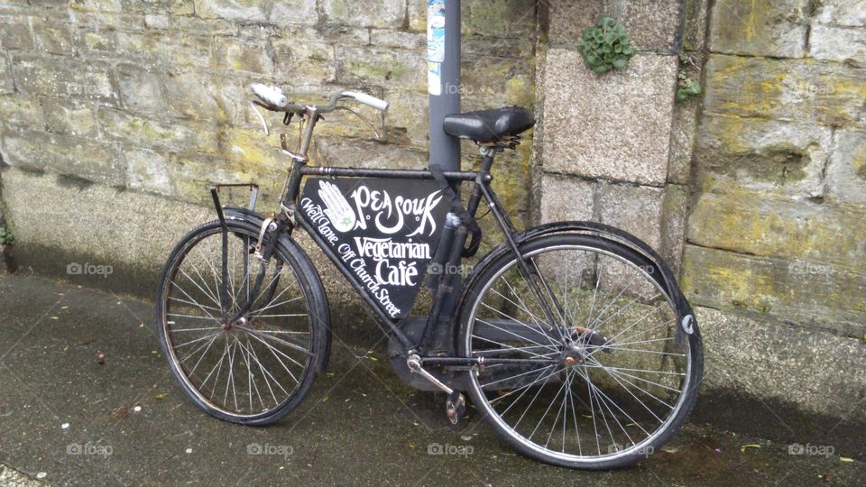 advertising bike in Falmouth