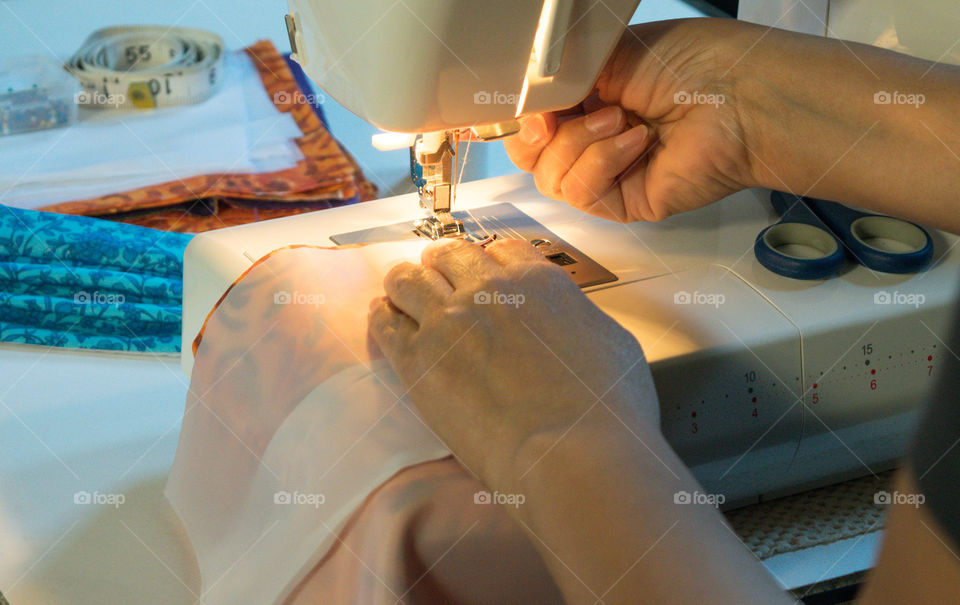 sewing masks at home to donate to covid-19 responders and vulnerable people