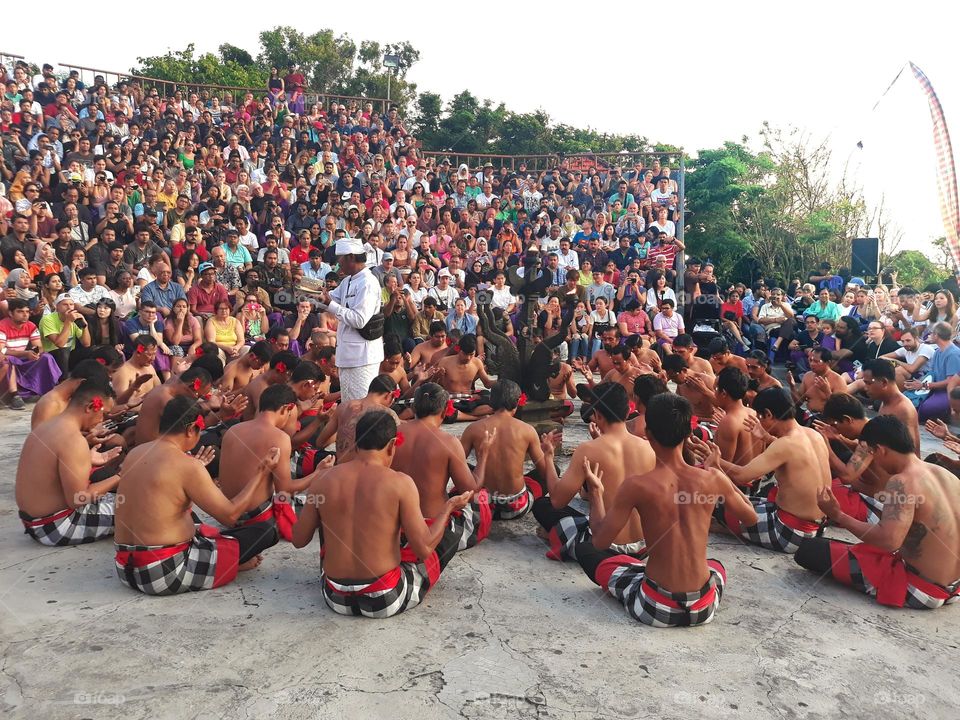 Rituals, kecak dance