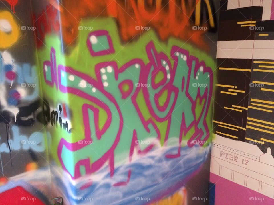 "Dream" Graffiti Art. I was hired to create some graffiti pieces for someone. This was one of them.