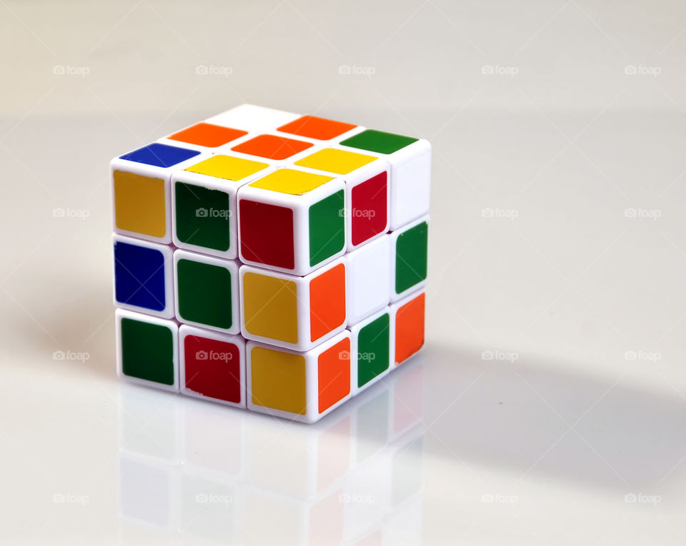 rubik on a white background