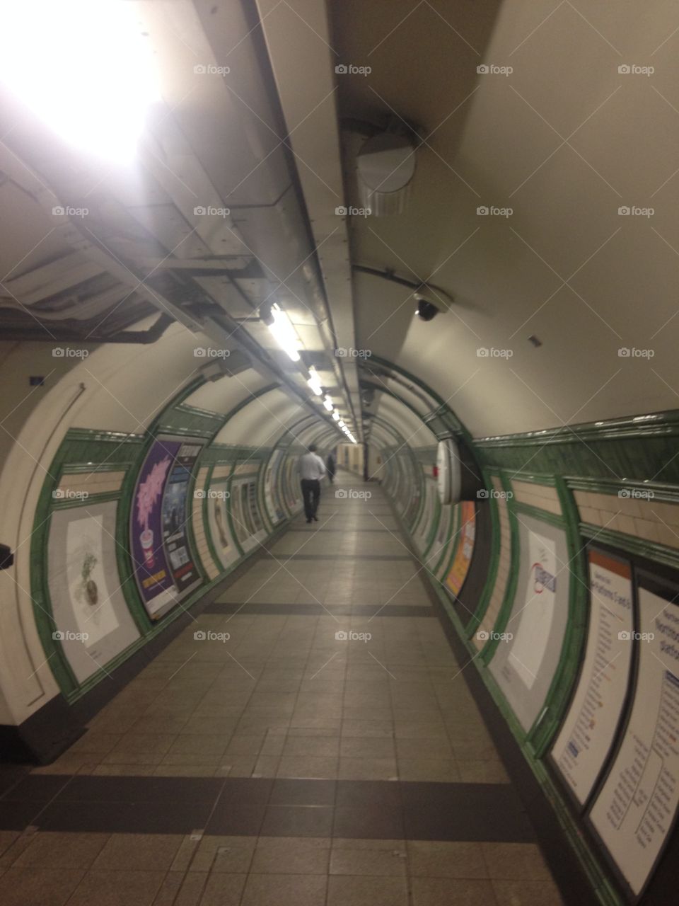 Empty tube. Underground 