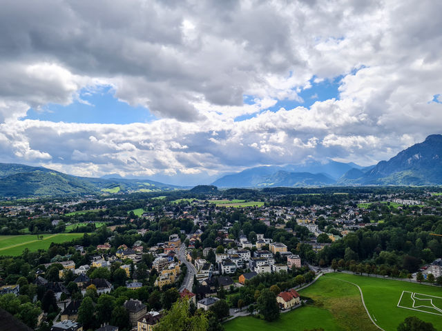 view over Salzburg