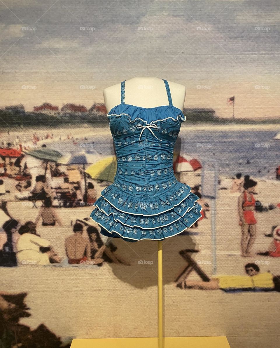 Be authentic - summer outfits.  Back in the day, bathing suits were a bit more modest… 