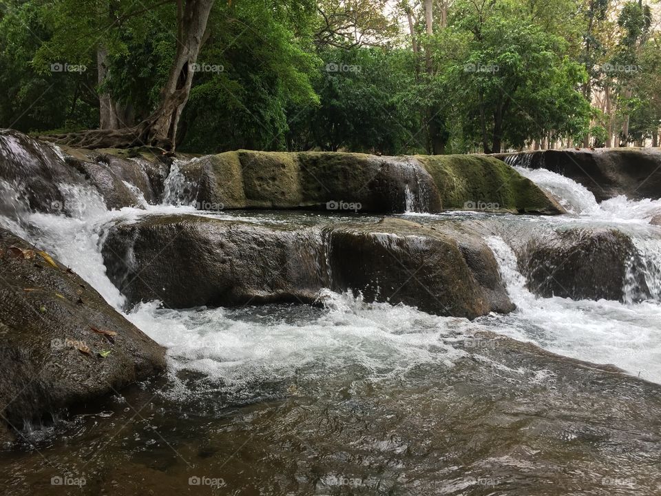 The waterfall 