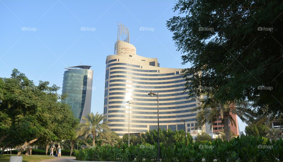 symphony hotel view from beach salmiya Kuwait