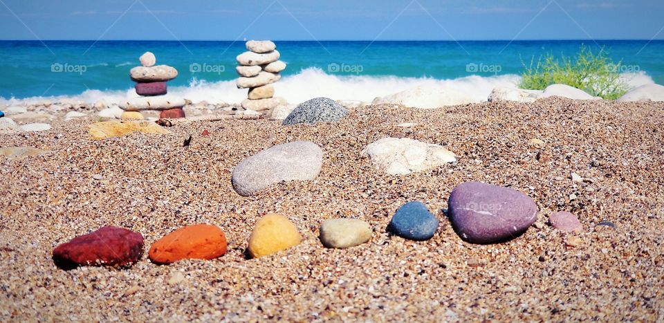 Nature's natural colors of the rainbow