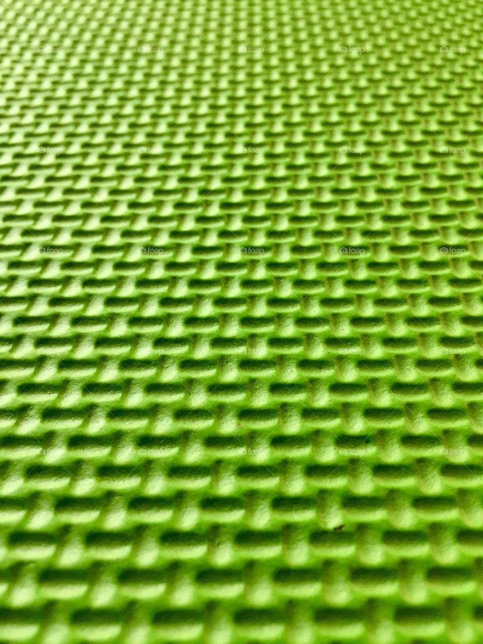 Green Color Story - foam pad angled closeup