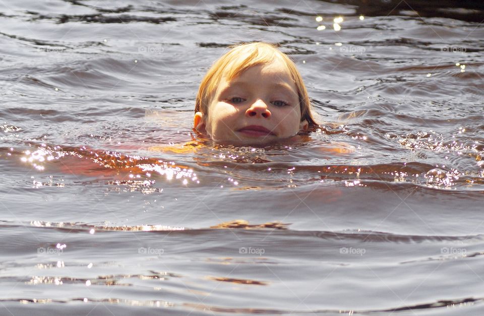 Swimming is fun