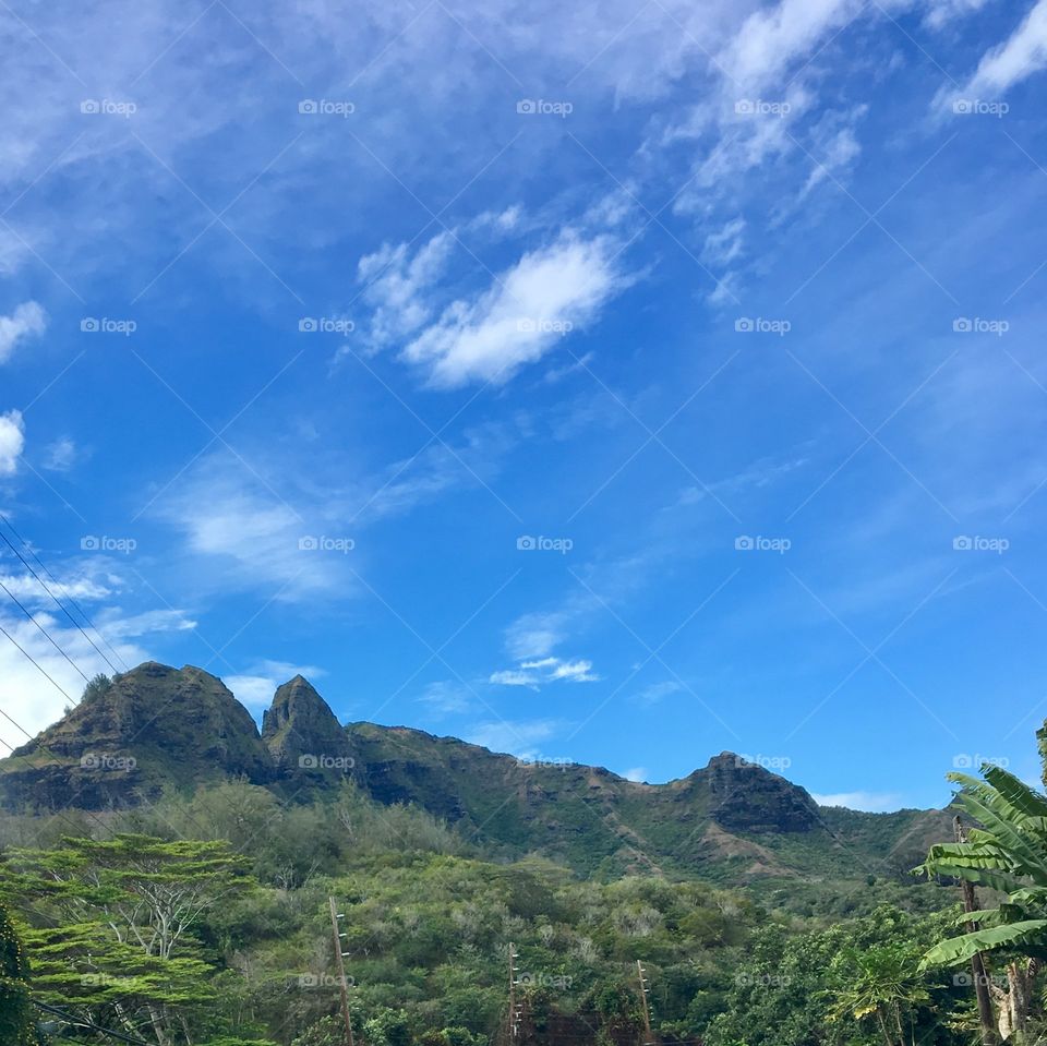 Mountains in Kauai, Hawaii