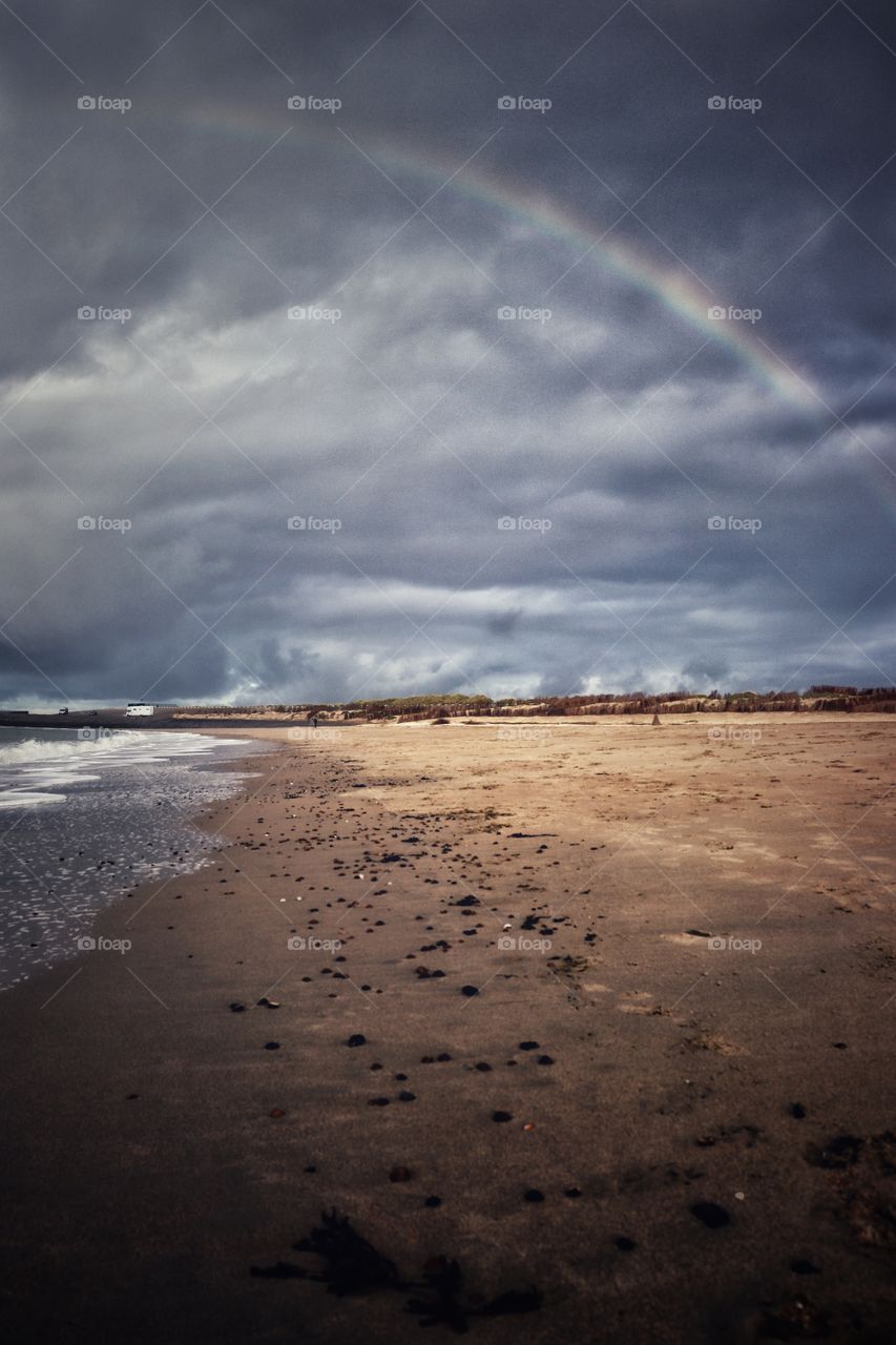 beach in Renesse, Holland