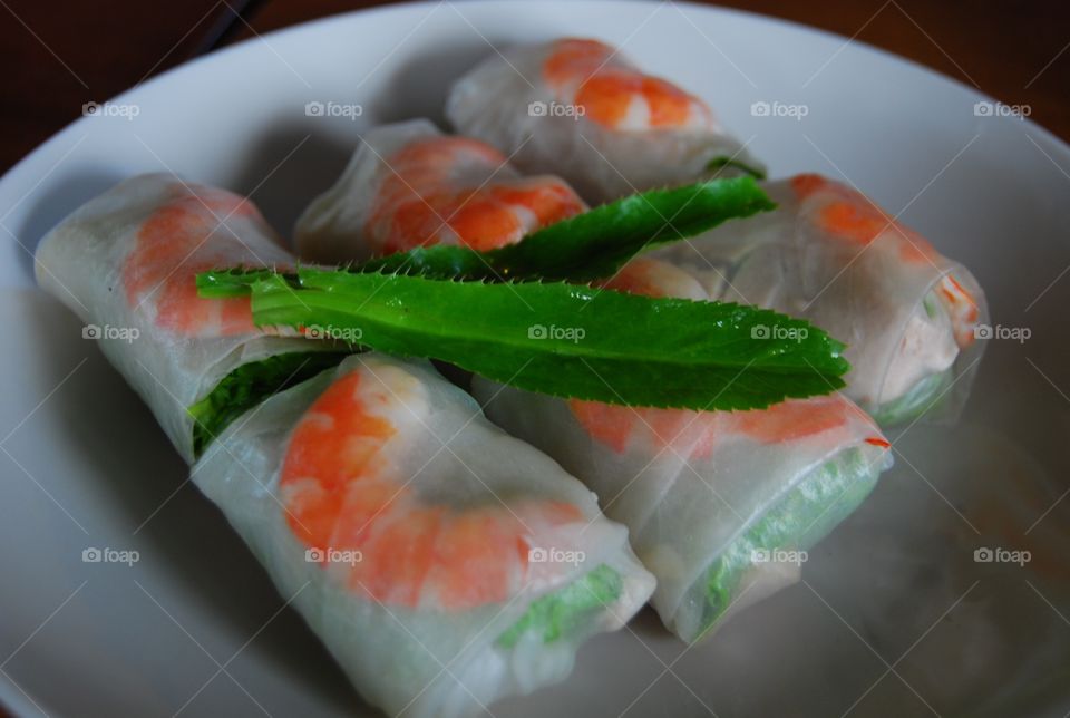 Vietnamese spring rolls 