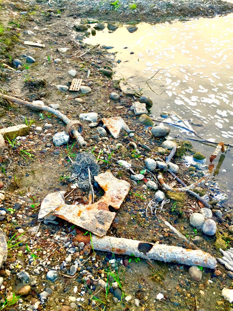 River side pollution 