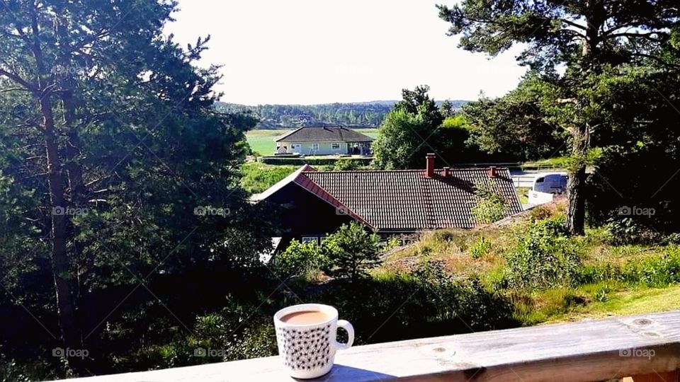 Morning Coffee at the veranda