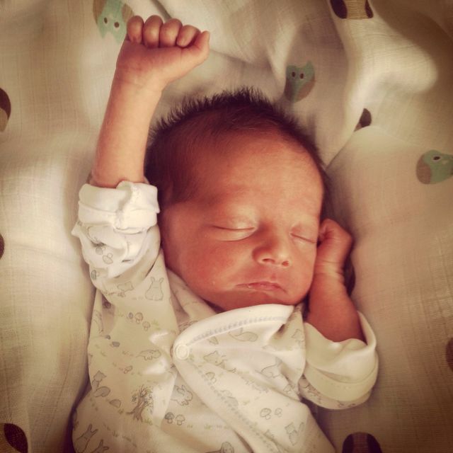 Newborn sleeping