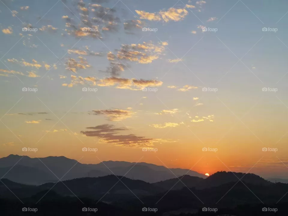 Sun Rise and Cloud