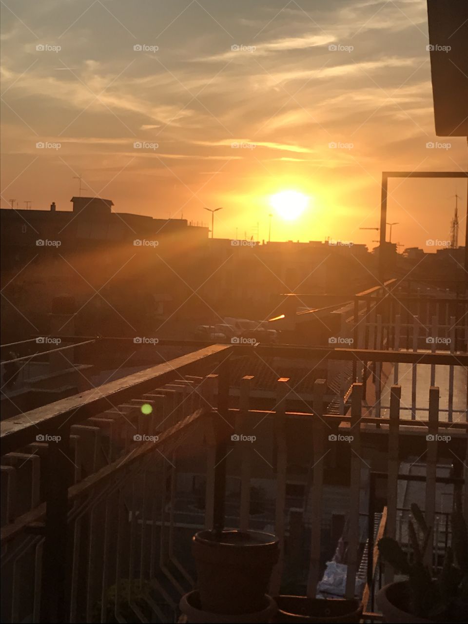 Sunset from Balcony 
