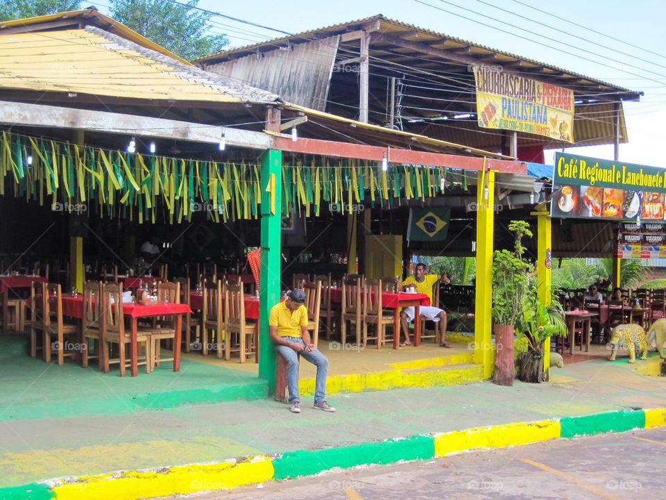 Small village in the amazon 