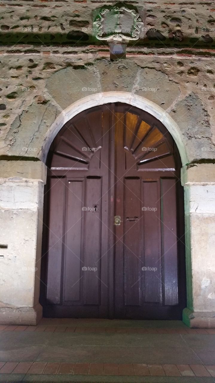 Amazing doors on the church
