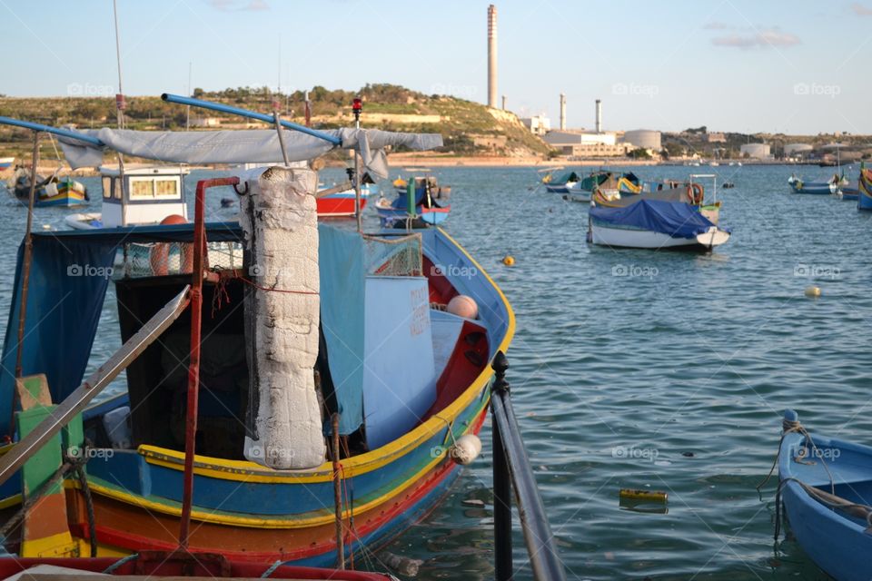 Boats in Malta