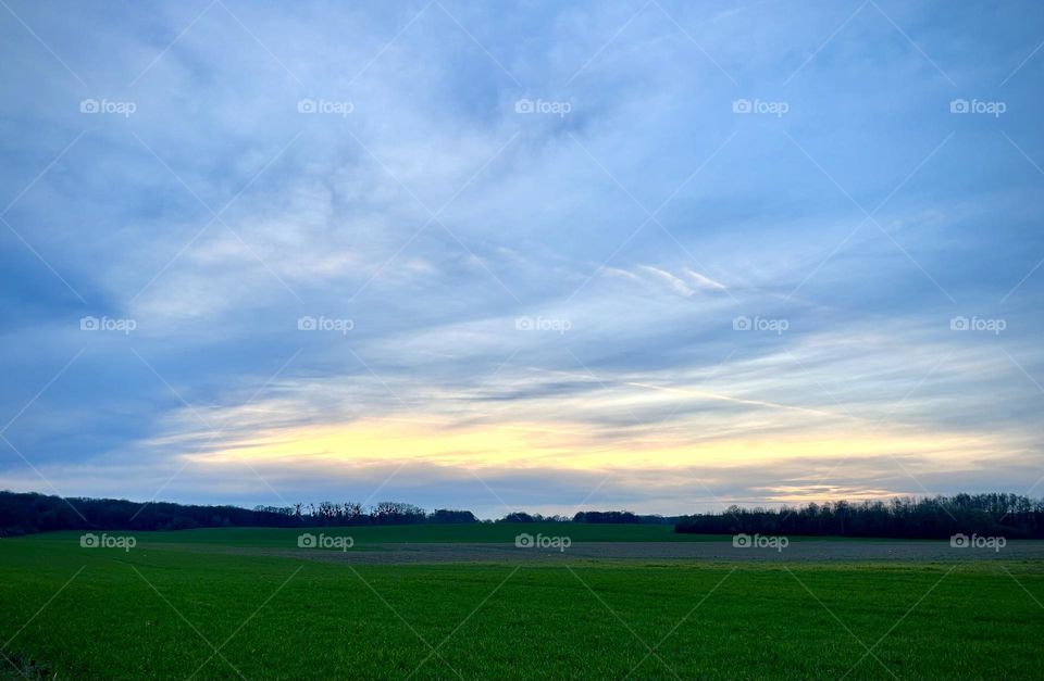 Countryside , France March 2023 . 