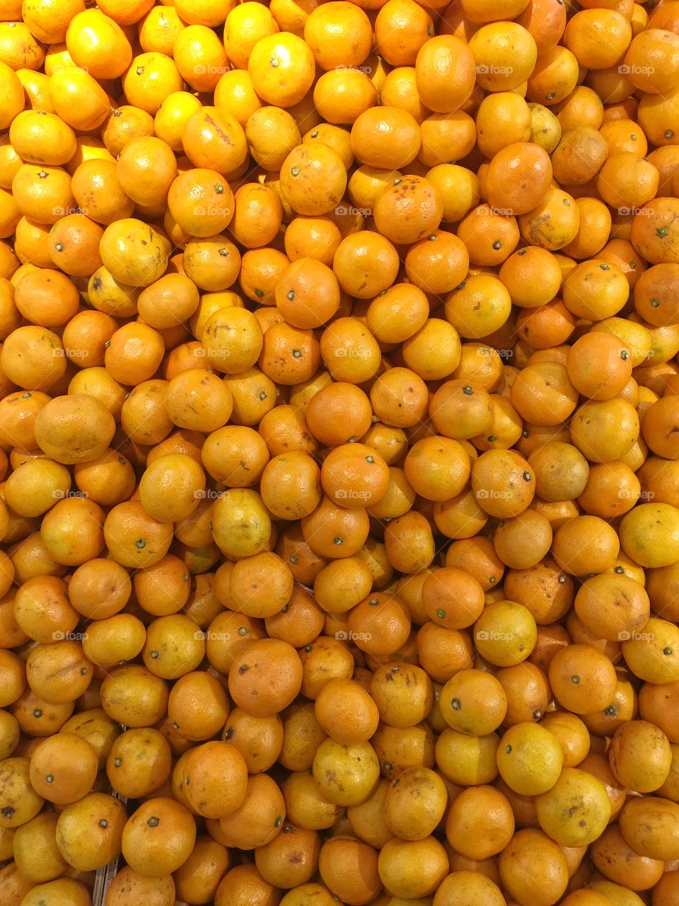 Mandarin orange pile