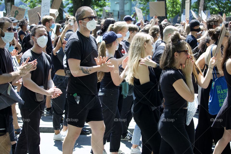 Black Lives Matter in Zürich/ Switzerland