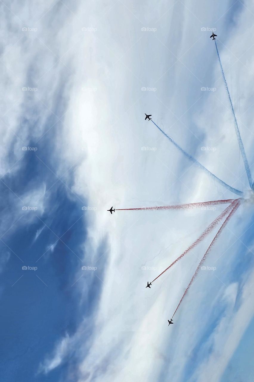 la patrouille de France à Cabourg