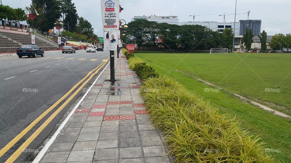 Field at old Paul St in Seremban