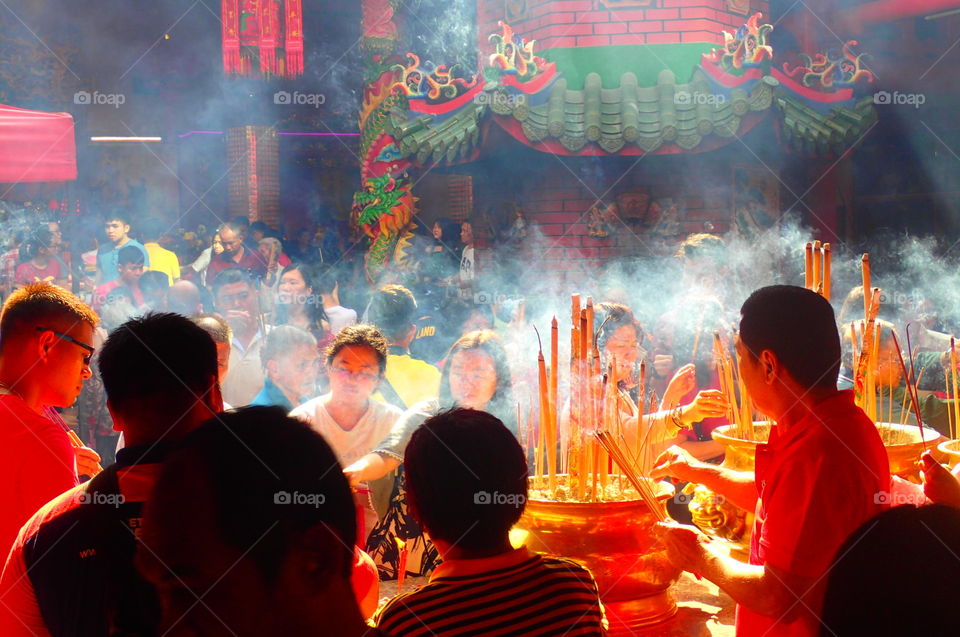 temple chineses New year