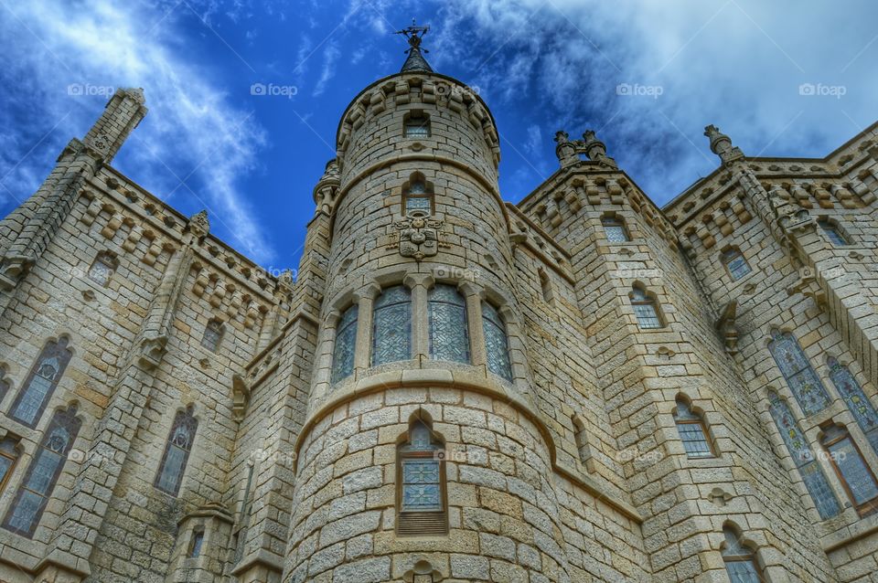 Episcopal Palace of Astorga. Episcopal Palace of Astorga, one of the three buildings built by Antoni Gaudí outside of Catalonia.